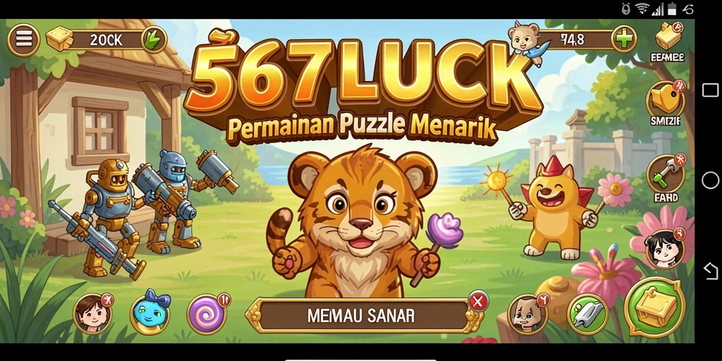 Tampilan gameplay menarik dari 567LUCK yang penuh tantangan.