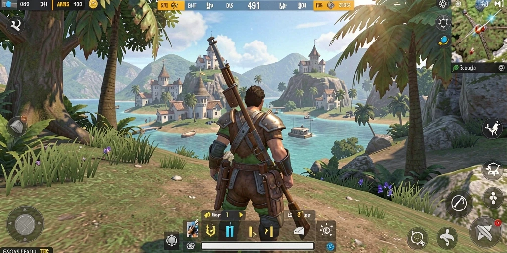 Tampilan gameplay AMS789 yang menakjubkan dalam dunia terbuka.