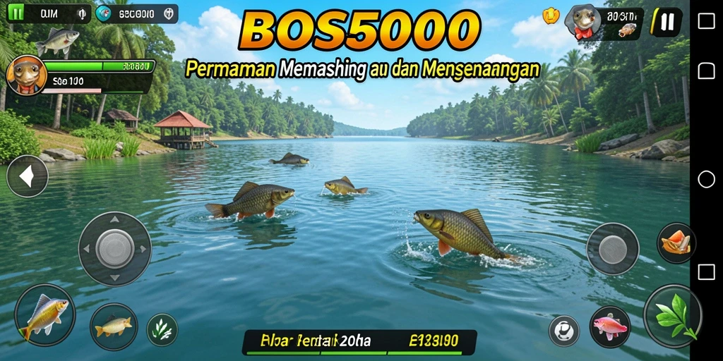 Tangkapan ikan besar dalam gameplay BOS5000