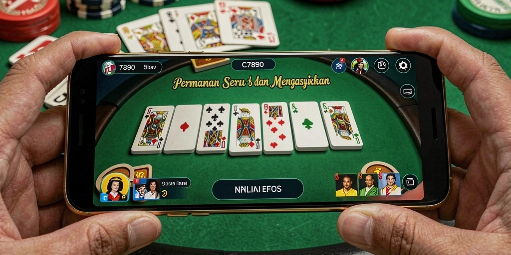 Screenshot utama C7890 menampilkan gameplay seru pada permainan Domino.