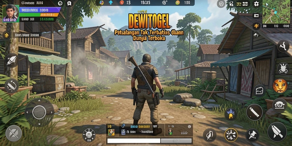 Tampilan gameplay menakjubkan di dunia Open World DEWITOGEL.