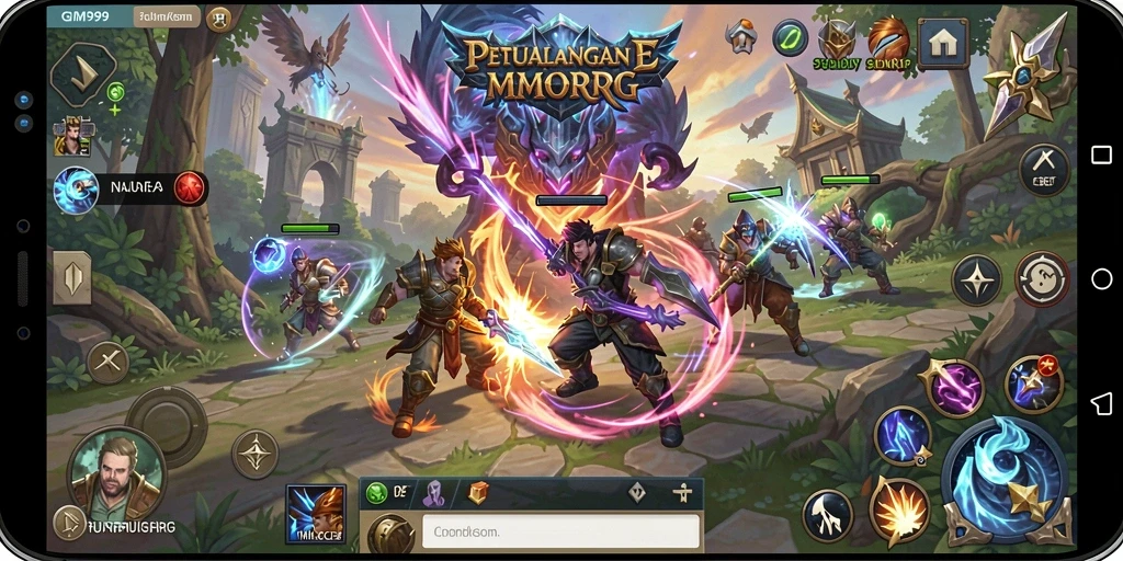 Tampilan gameplay GIM999 yang seru dan mengasyikkan.
