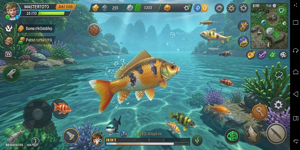 Tampilan gameplay MASTERTOTO yang menegangkan di lokasi memancing.