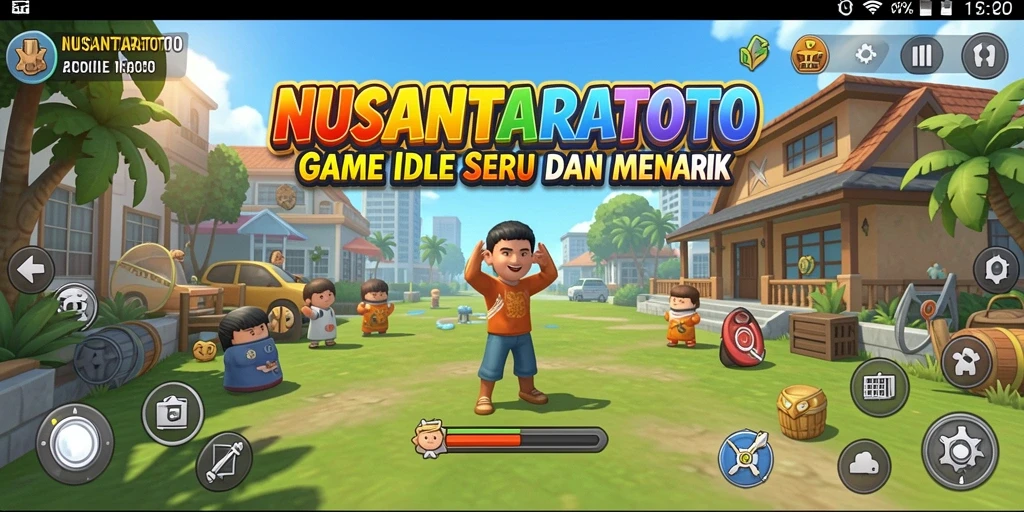 Tangkapan layar gameplay NUSANTARATOTO menunjukkan aksi seru dalam pengelolaan sumber daya.