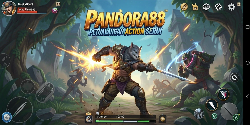 Tampilan gameplay seru di PANDORA88 dengan aksi cepat.