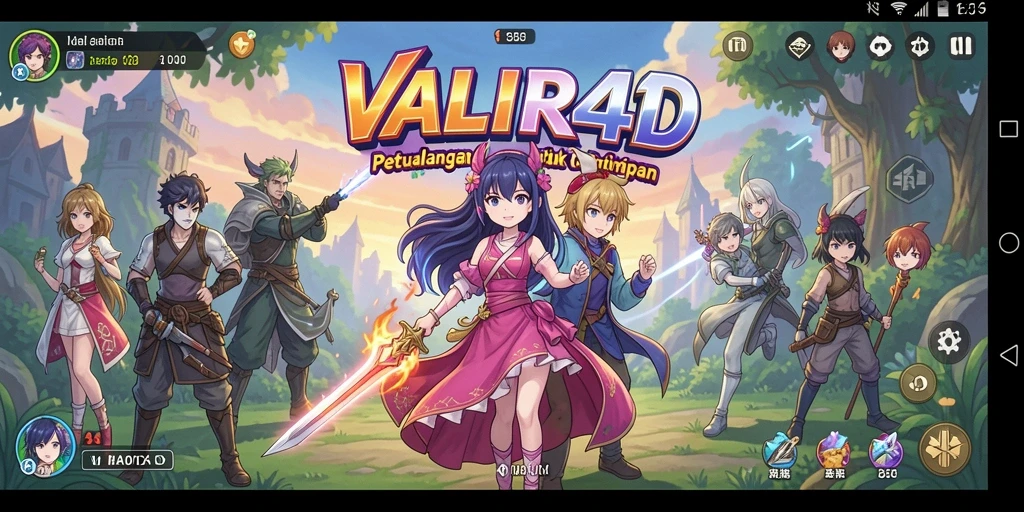 Tampilan gameplay yang mengesankan di VALIR4D.