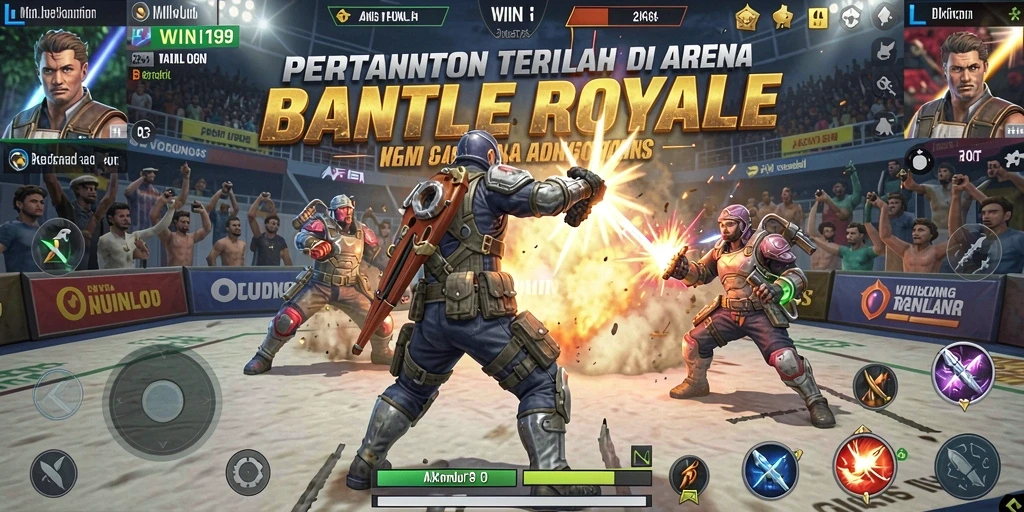Gameplay intens <strong>WIN199</strong> di arena Battle Royale.